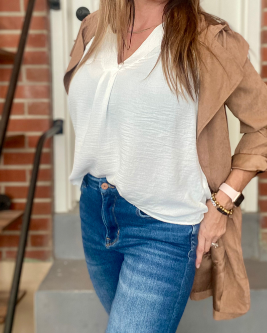 Breezy Top - Taupe