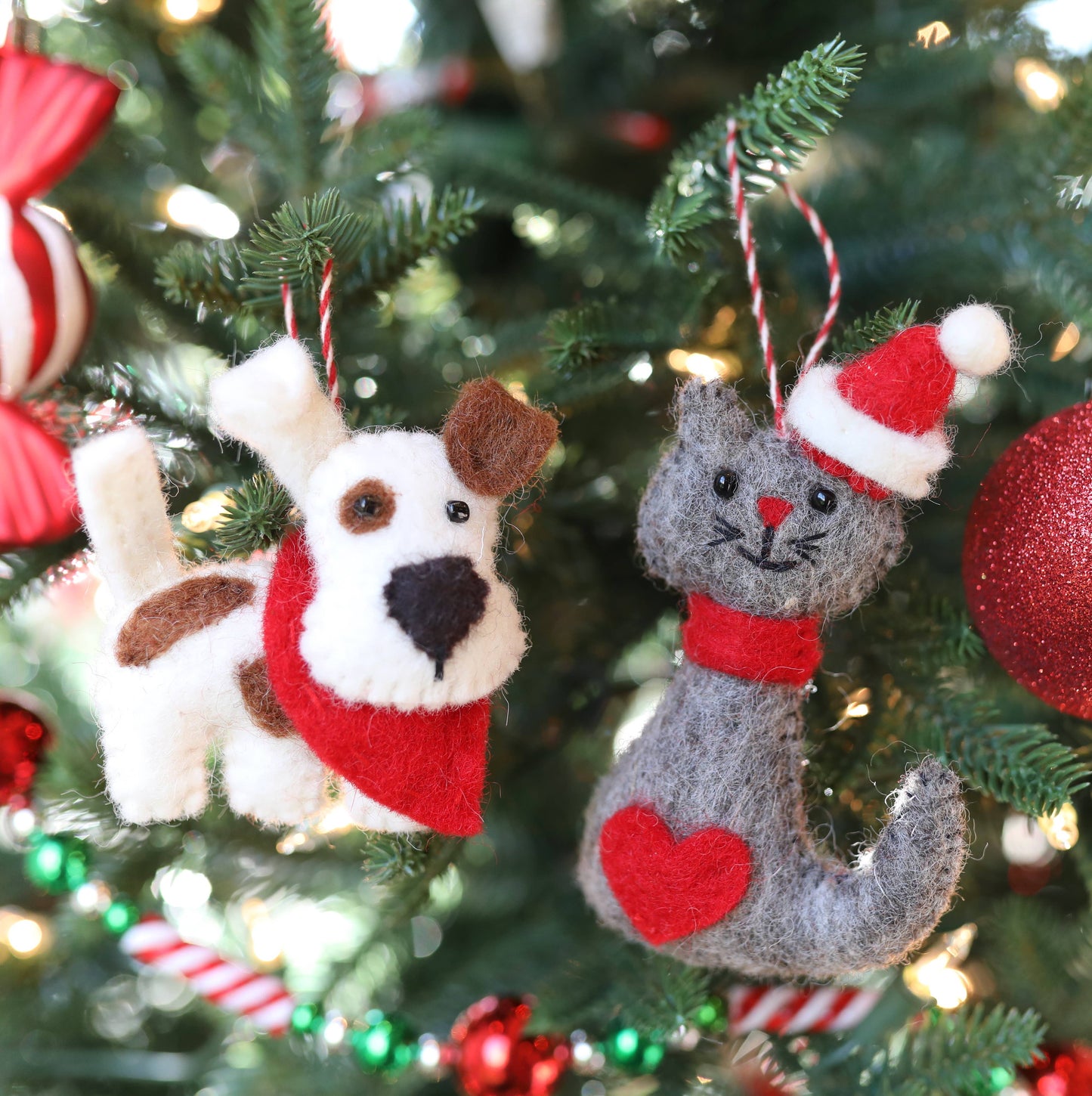 Dog Felt Wool Ornament - Ornaments 4 Orphans