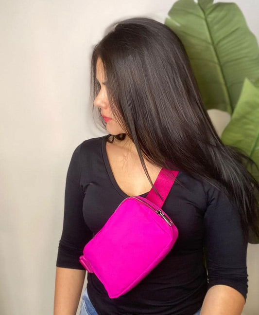 Nylon Fanny Pack - Black