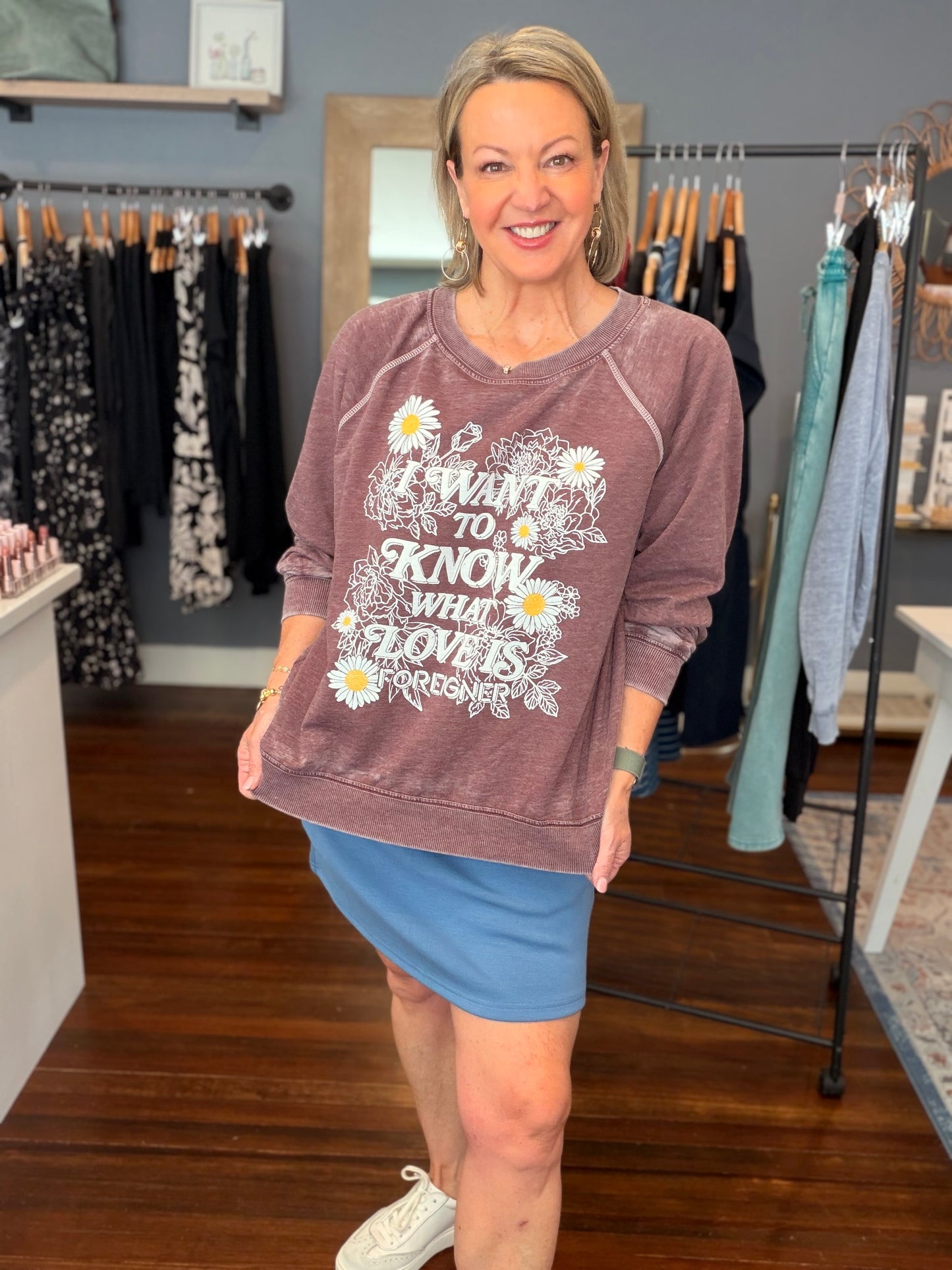 Foreigner Love Sweatshirt - Recycled Karma