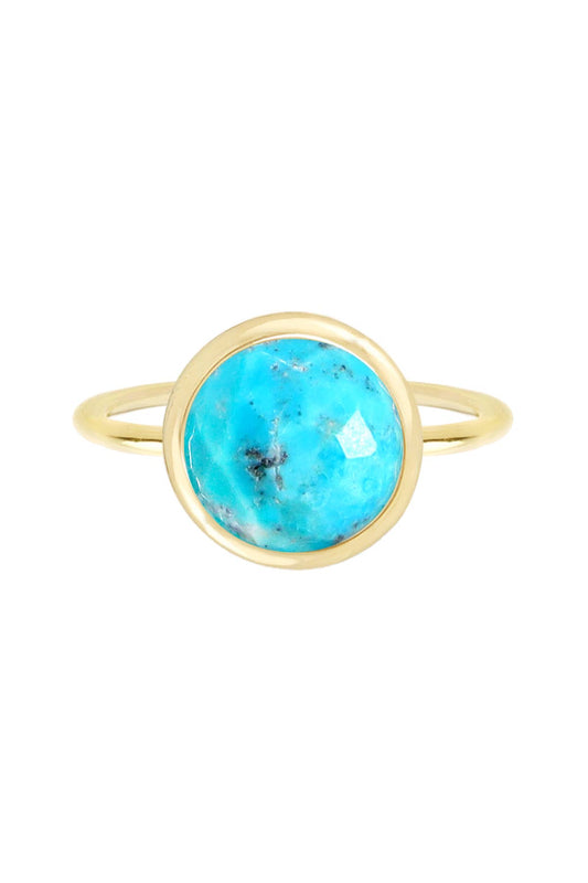 Turquoise Lollipop Ring - GF