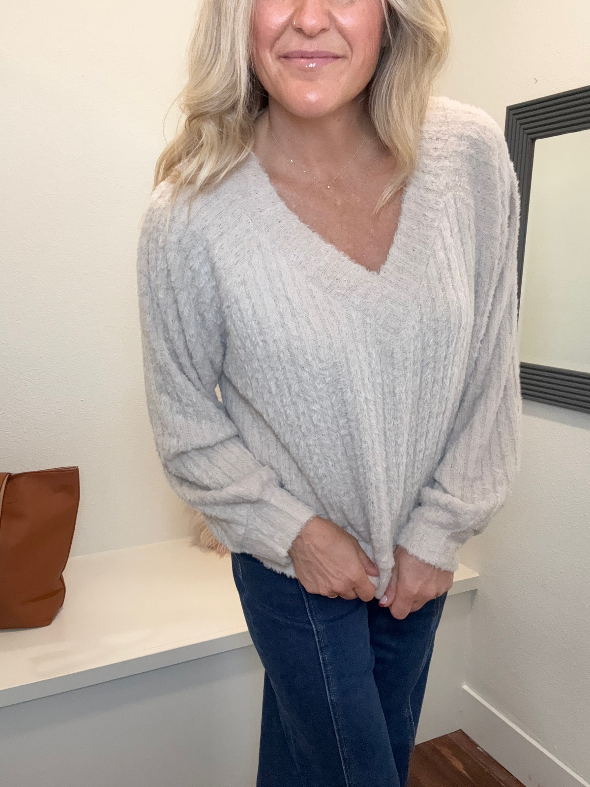 Soft Knit Pullover Sweater