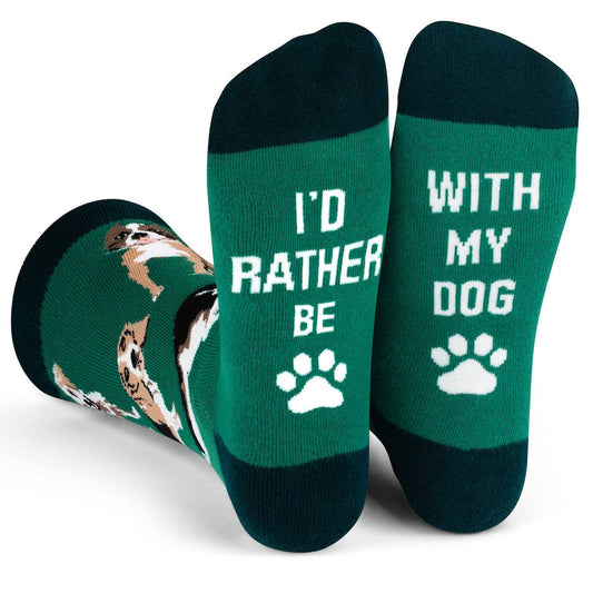 I'd Rather Be With My Dog - Socks