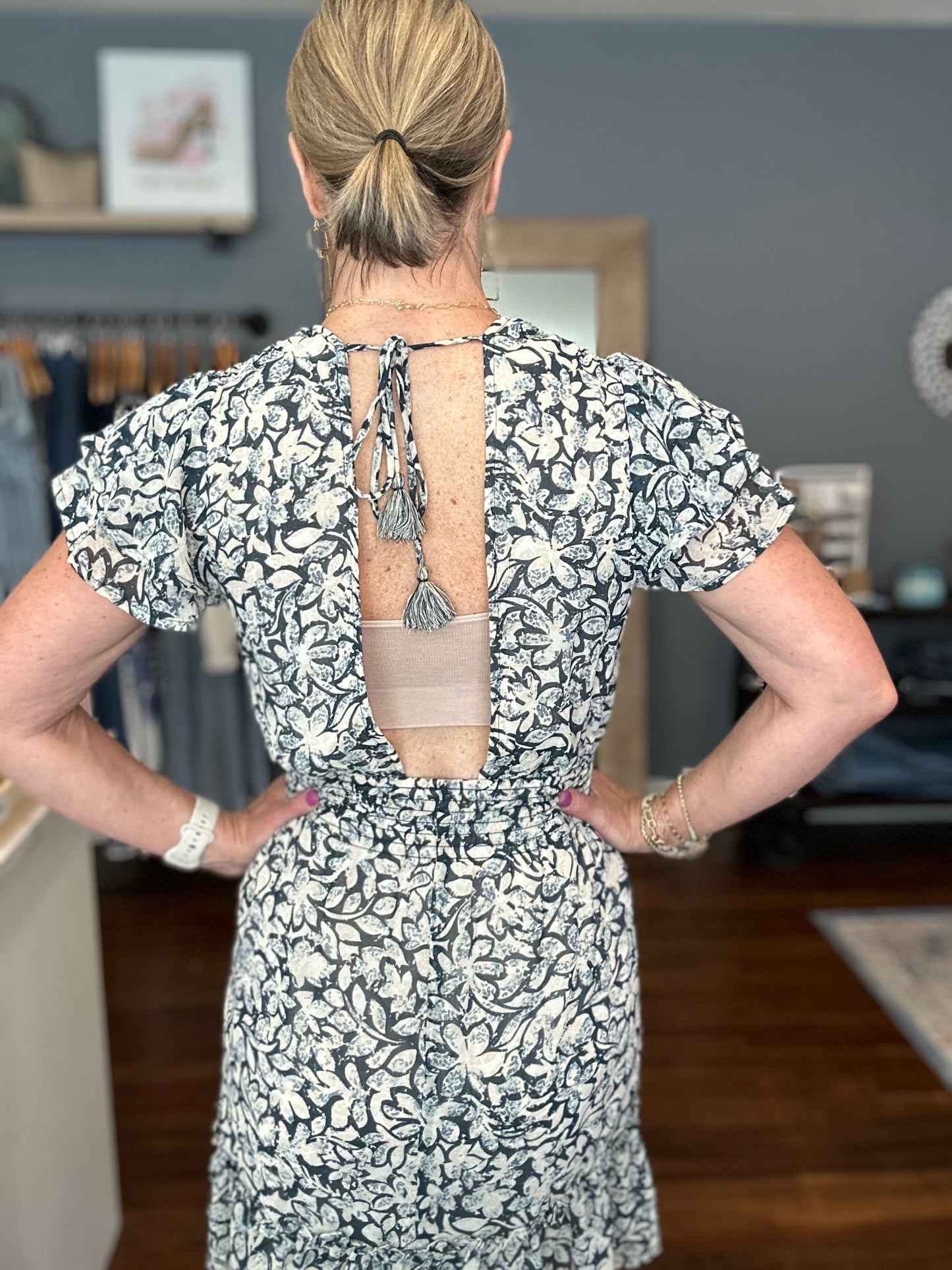 Floral Chiffon Dress