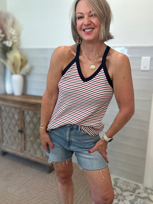 Multi Striped Tank Top