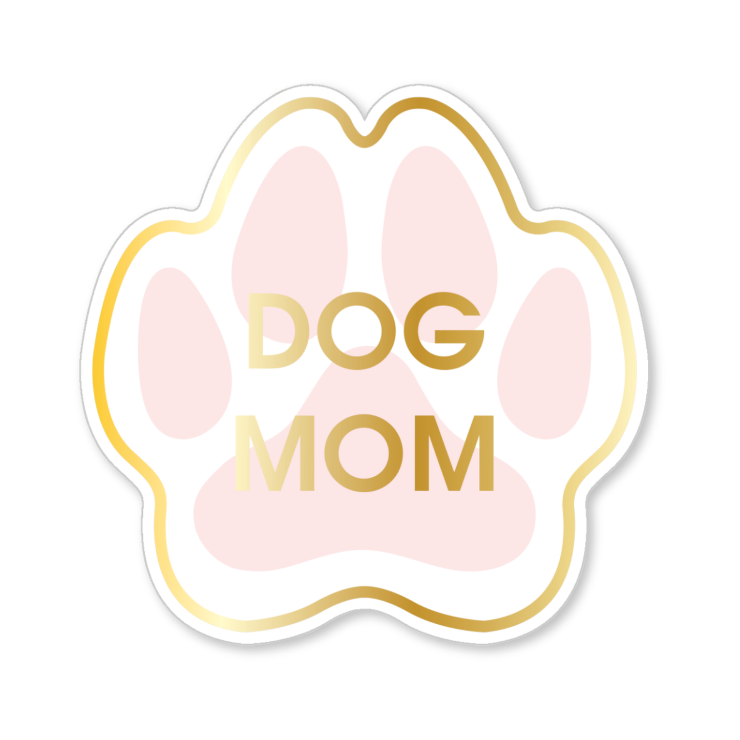 Dog Mom - Paw Sticker