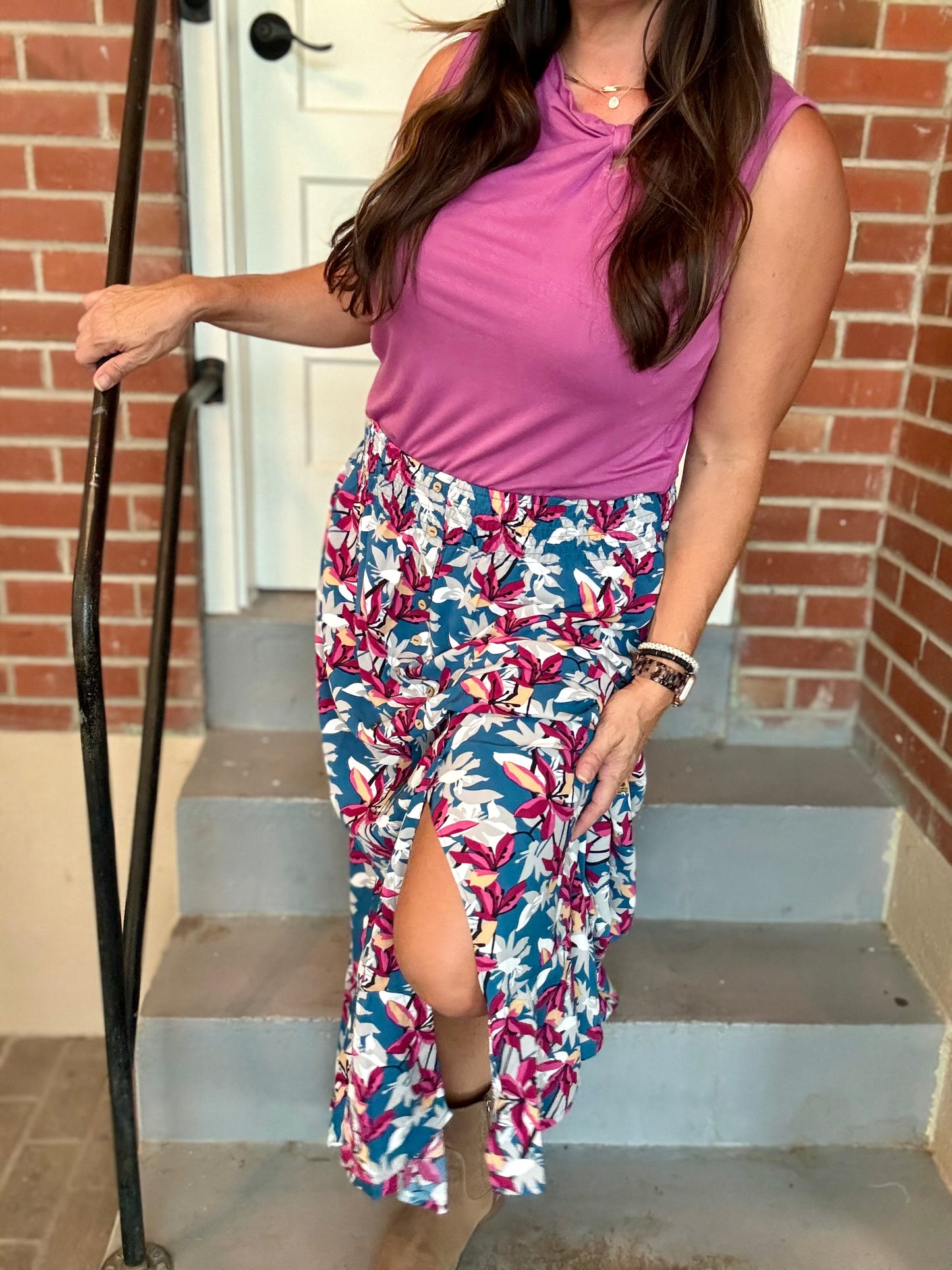 Pigeon Floral Maxi Skirt