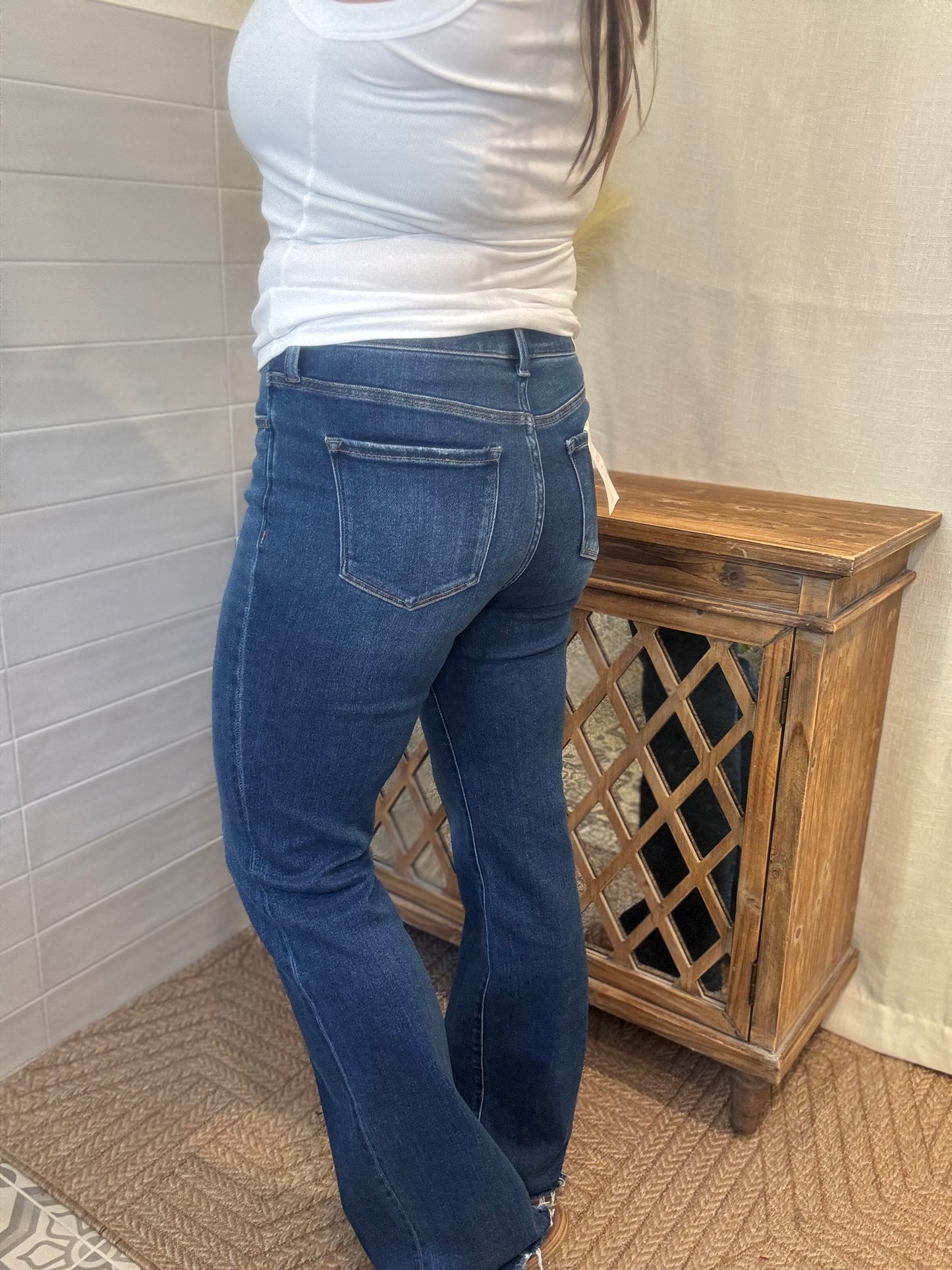 Eagerly High Rise Boot Cut Jeans