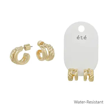 WR Huggie Hoop Earring