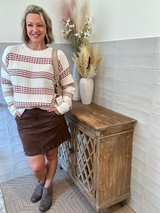 Brick Striped Sweater
