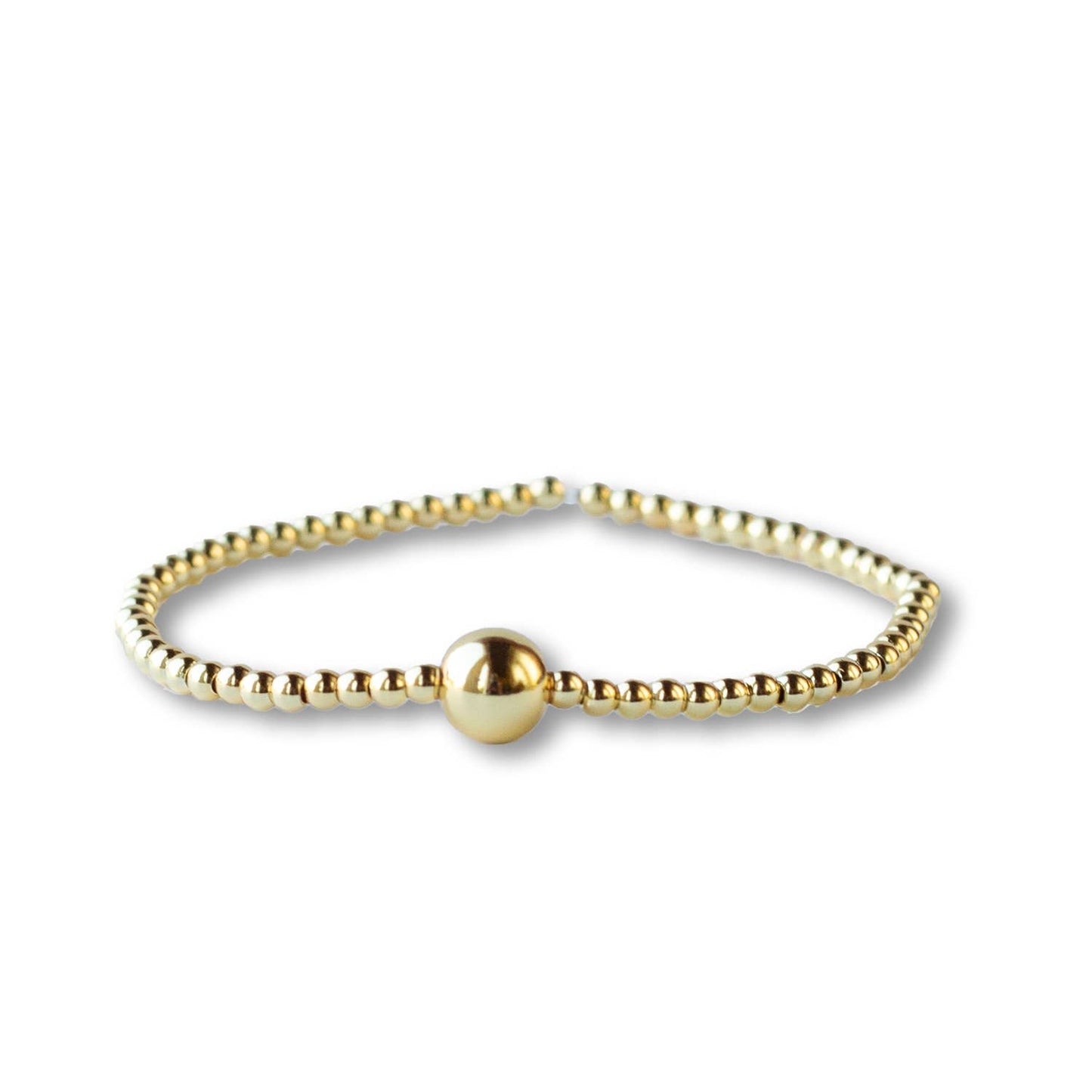 Gold Beaded Bracelet Collection