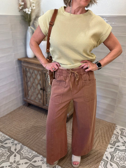 Mineral Wash Twill Pants