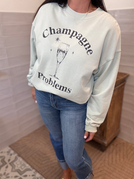 Champagne Problems Premium Sweatshirt