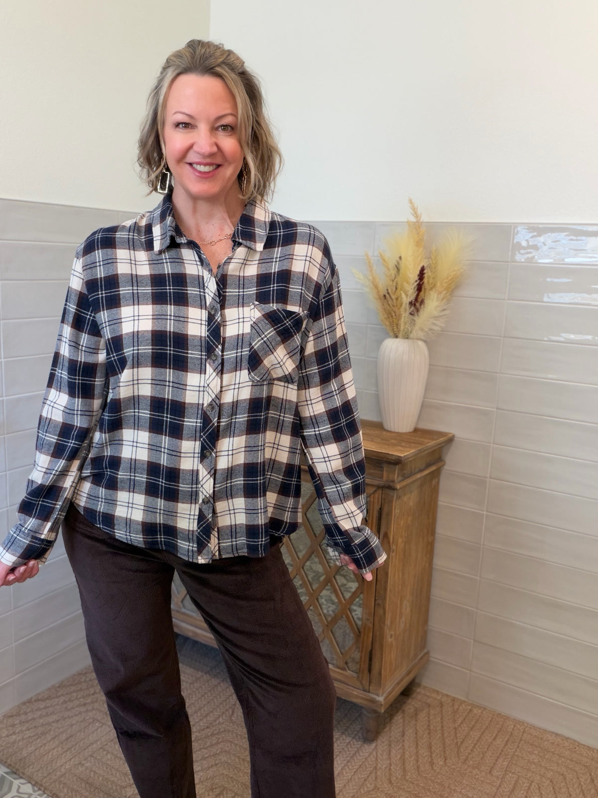 Mason Plaid Flannel Shirt