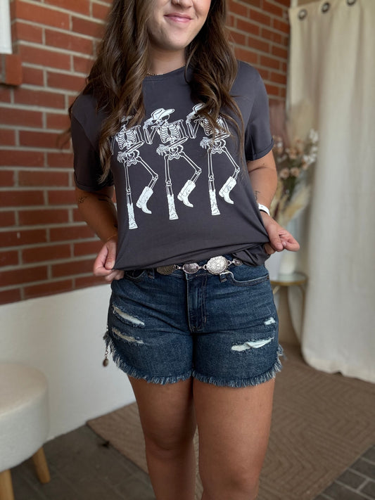 Skeleton Cowgirl Shirt