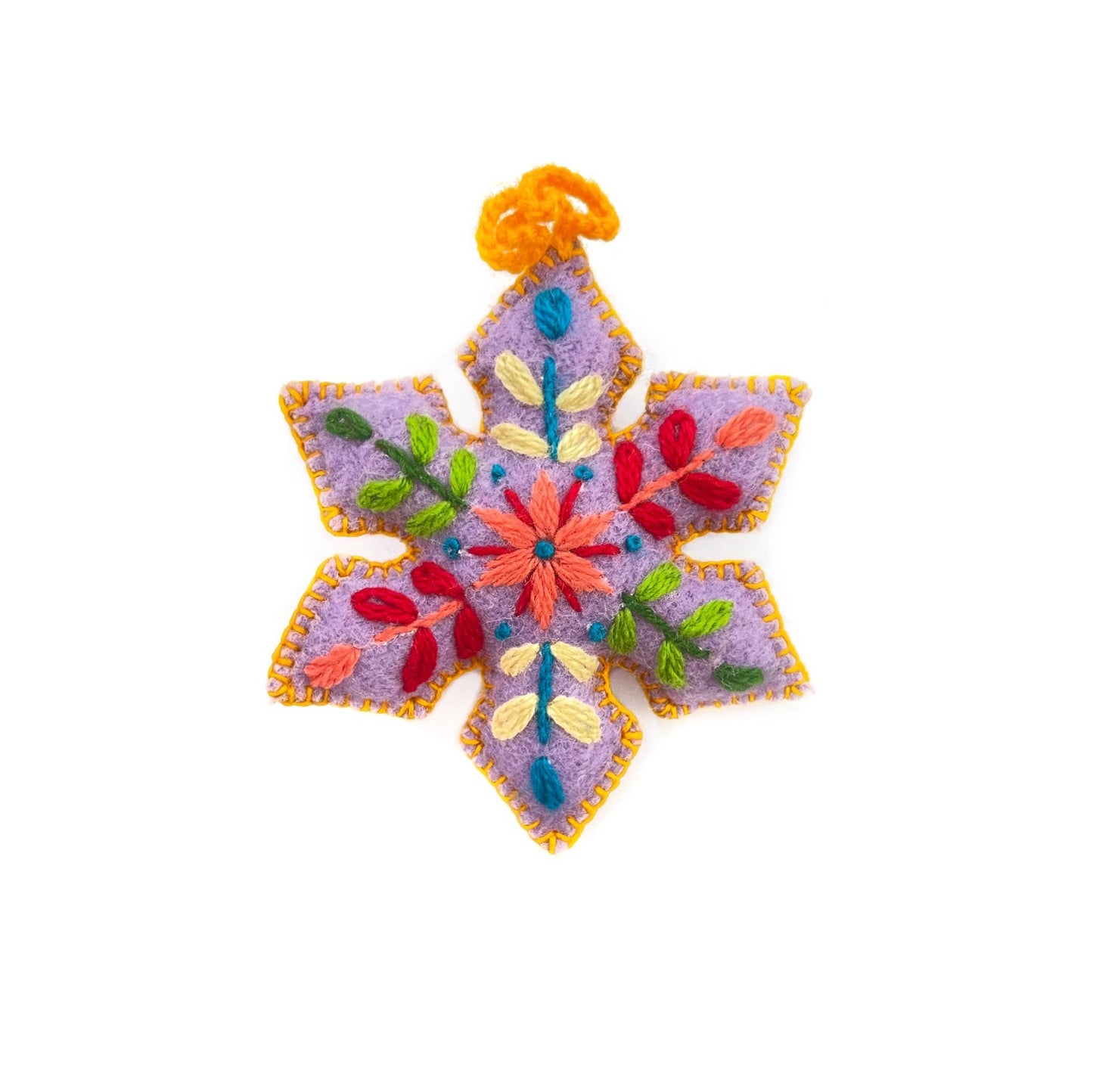 Snowflake Embroidered Ornaments - Ornaments 4 Orphans