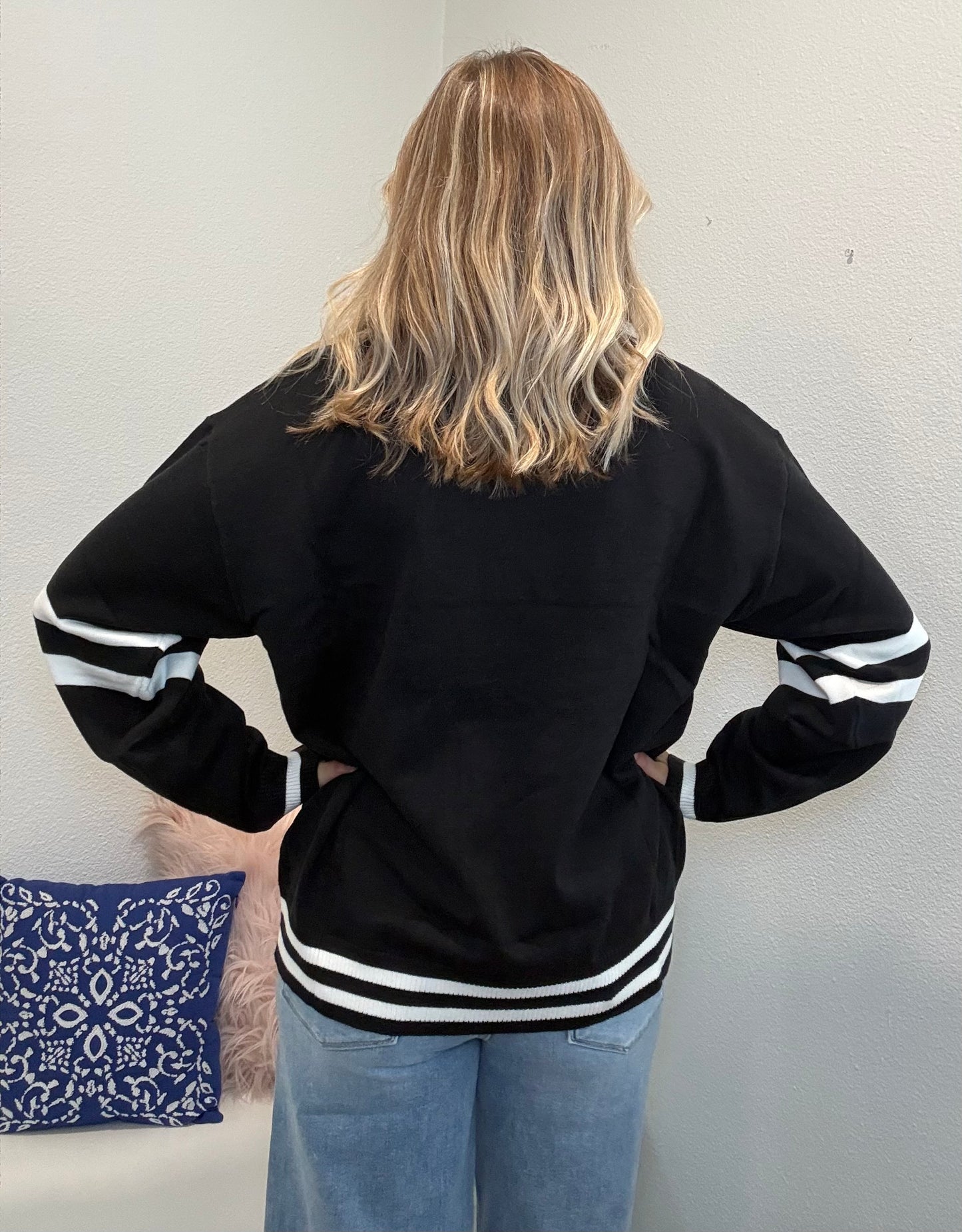 Game Day Football Sweatshirt - Navy