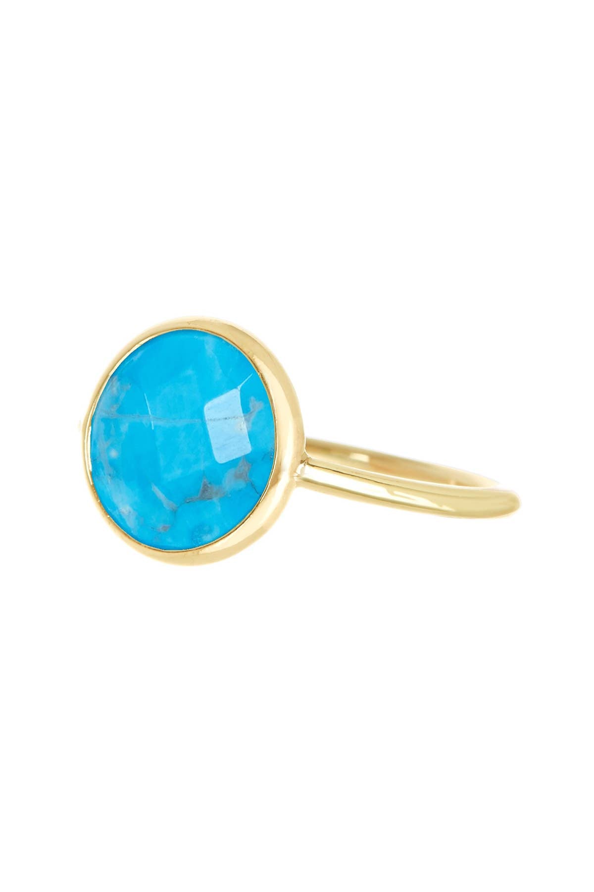 Turquoise Lollipop Ring - GF