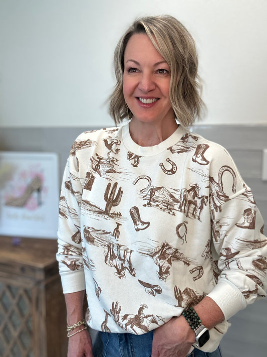 Western Sweatshirt