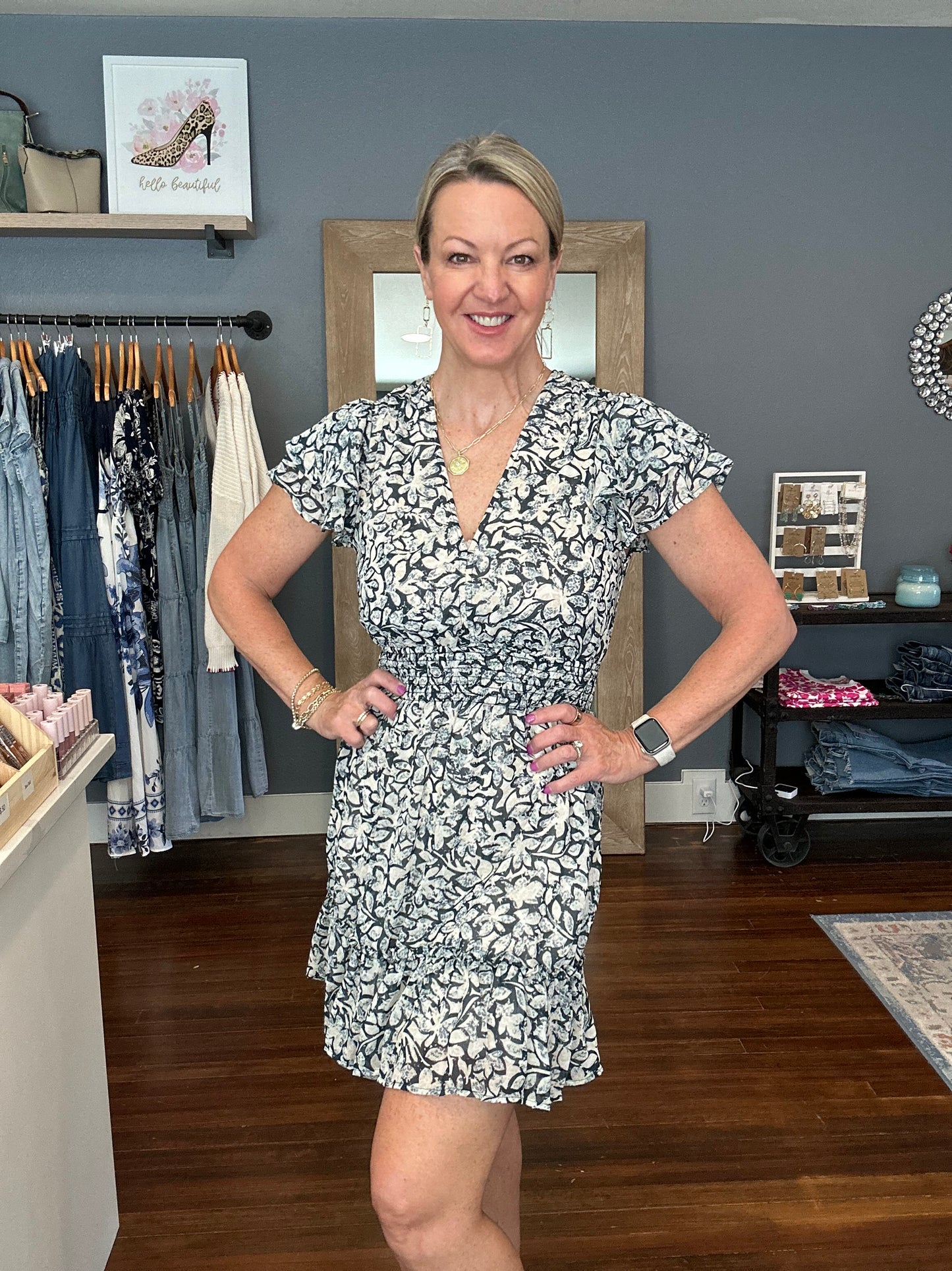 Floral Chiffon Dress