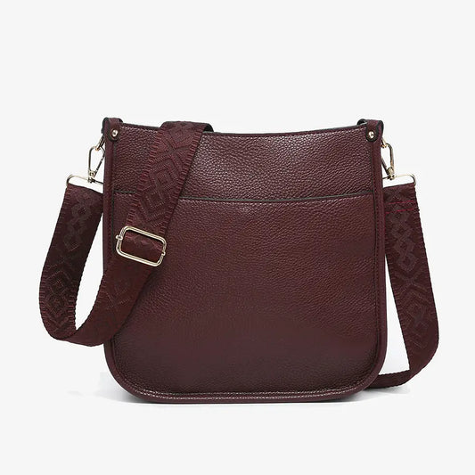 Posie Crossbody Hobo Bags - Merlot