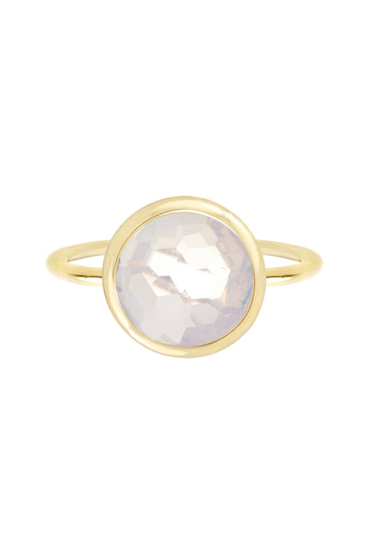 Moonstone Crystal Ring