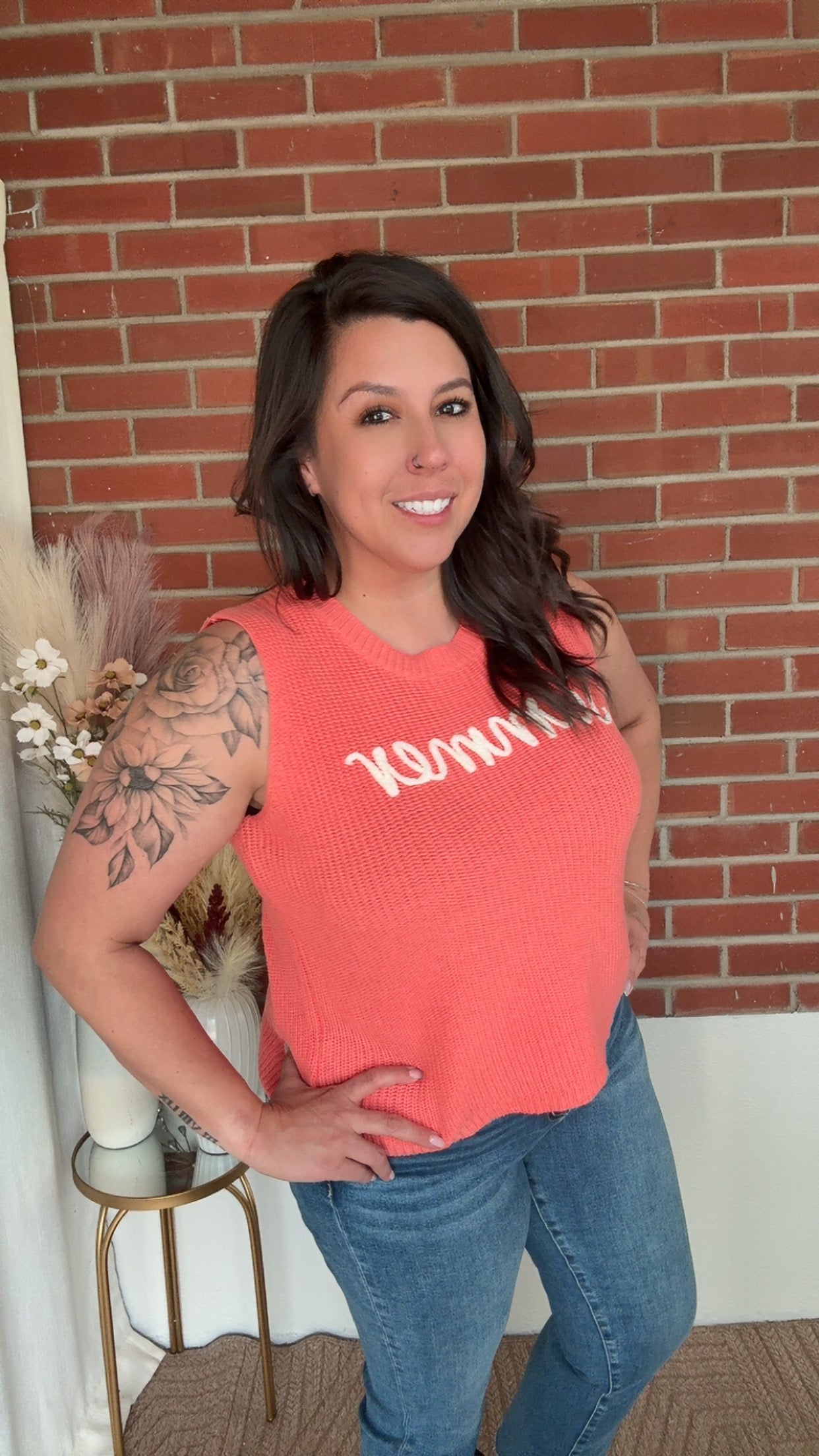 Summer Sweater Tank Top