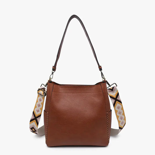Penny Bucket Handbag - Brown