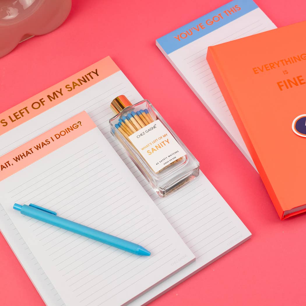 Wait, What Was I Doing? - Lined Notepad