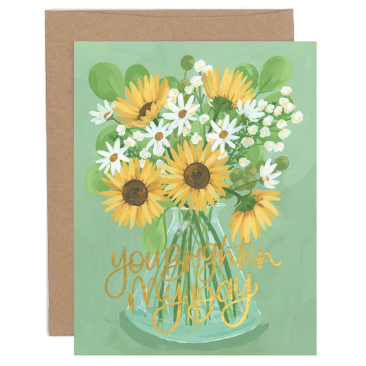 Sunflower Greeting Card
