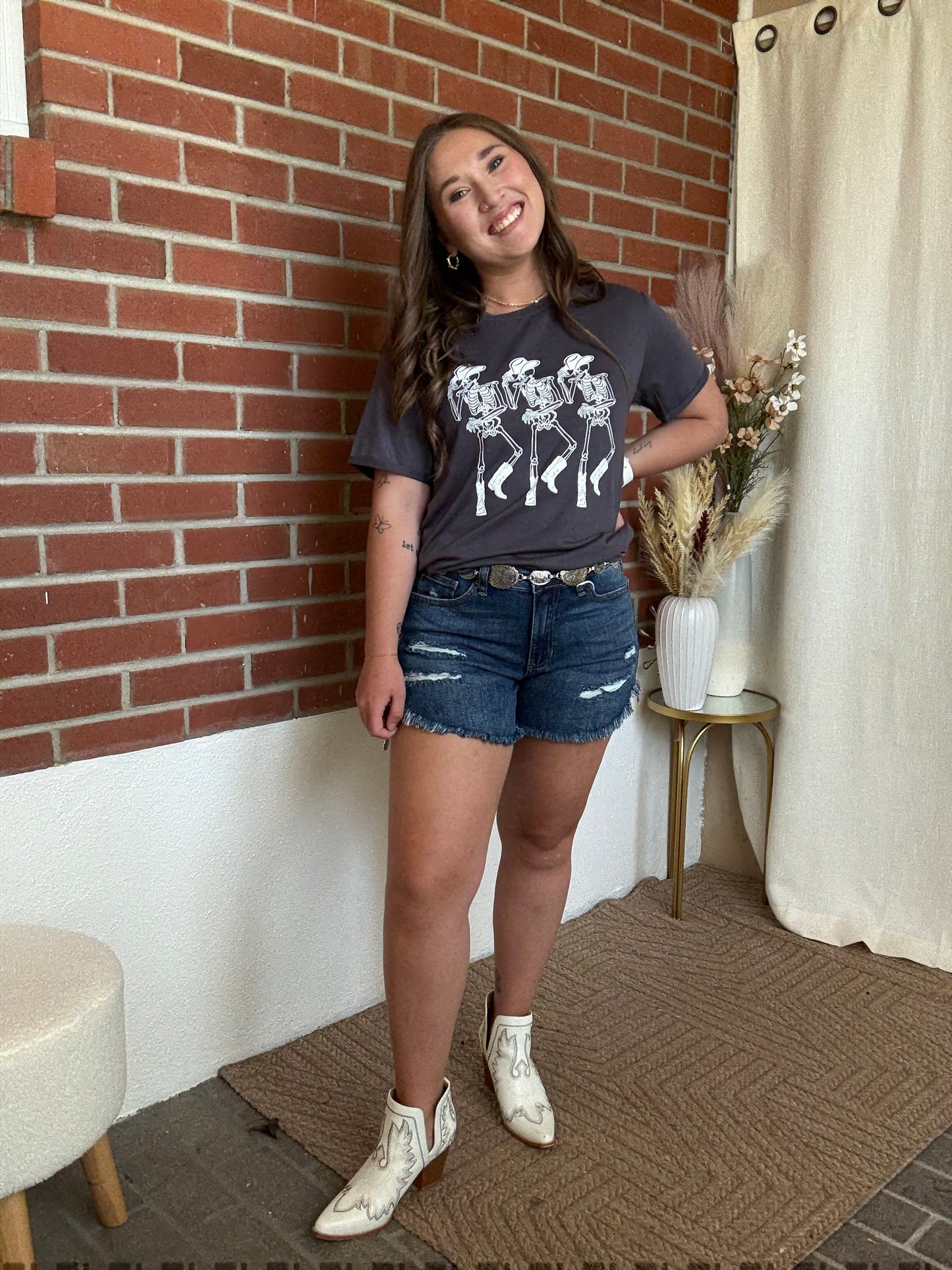 Skeleton Cowgirl Shirt