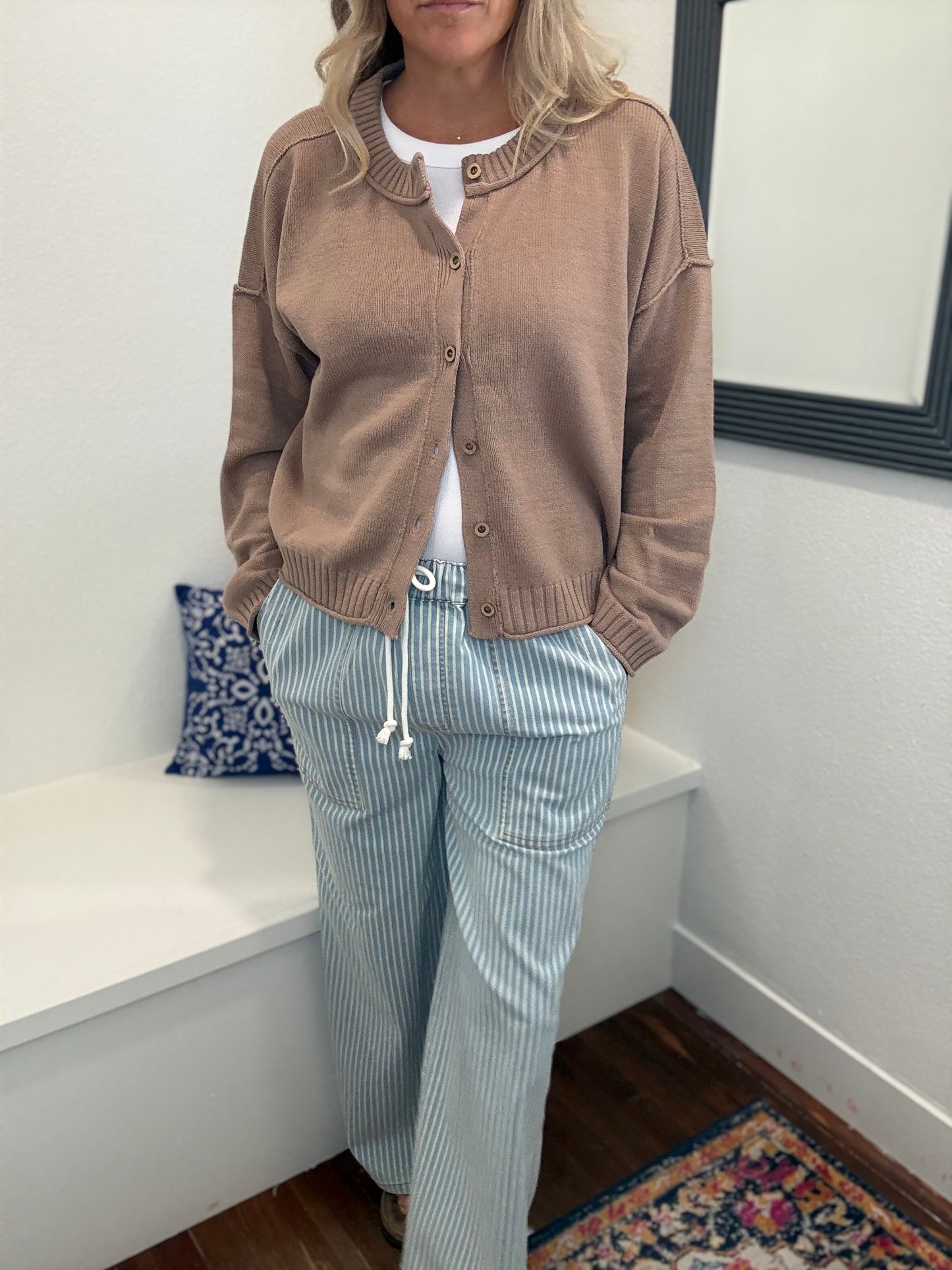 Striped Wide Leg Pants