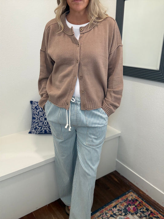 Striped Wide Leg Pants