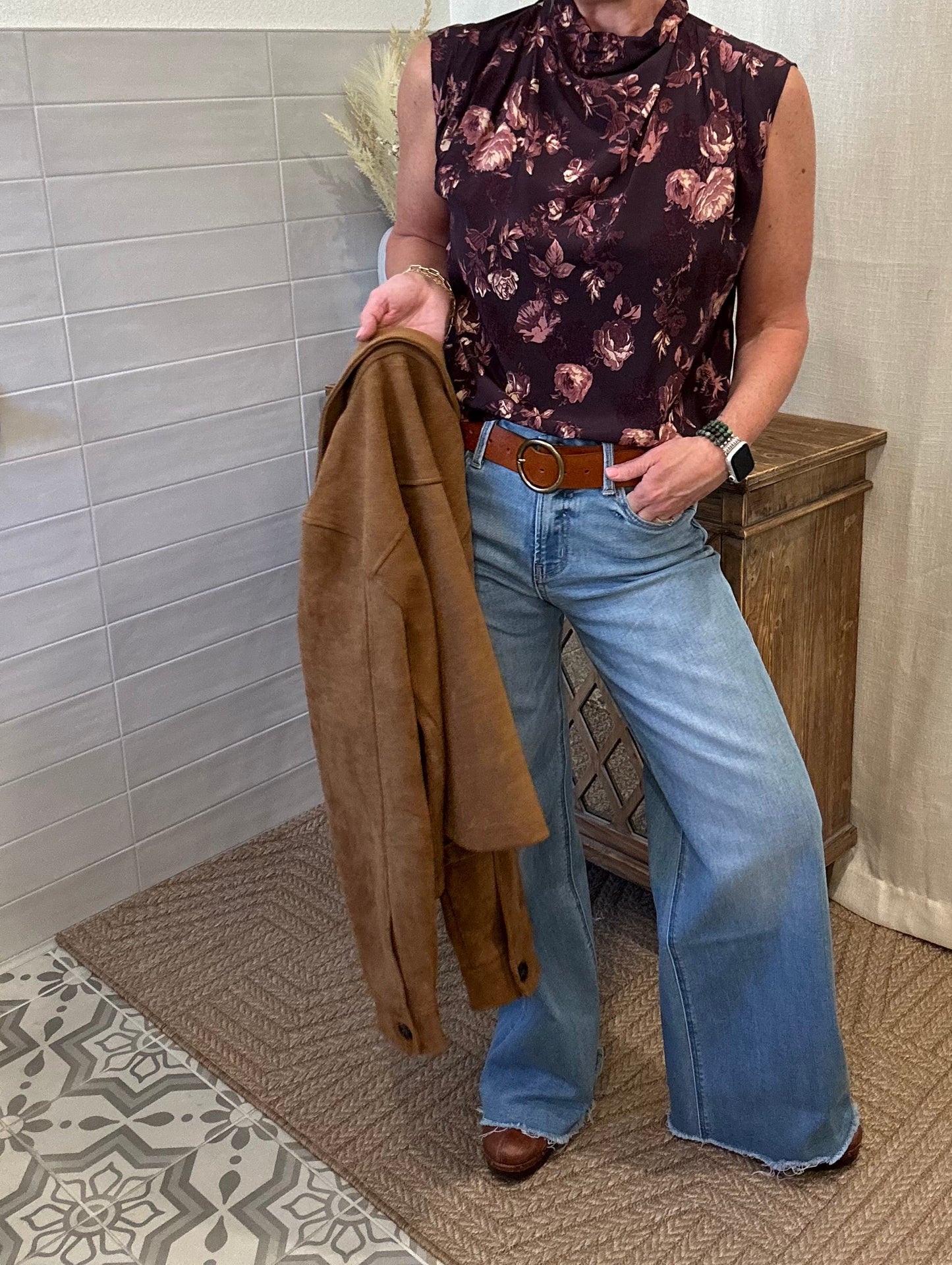 Toll High Rise Wide Jeans