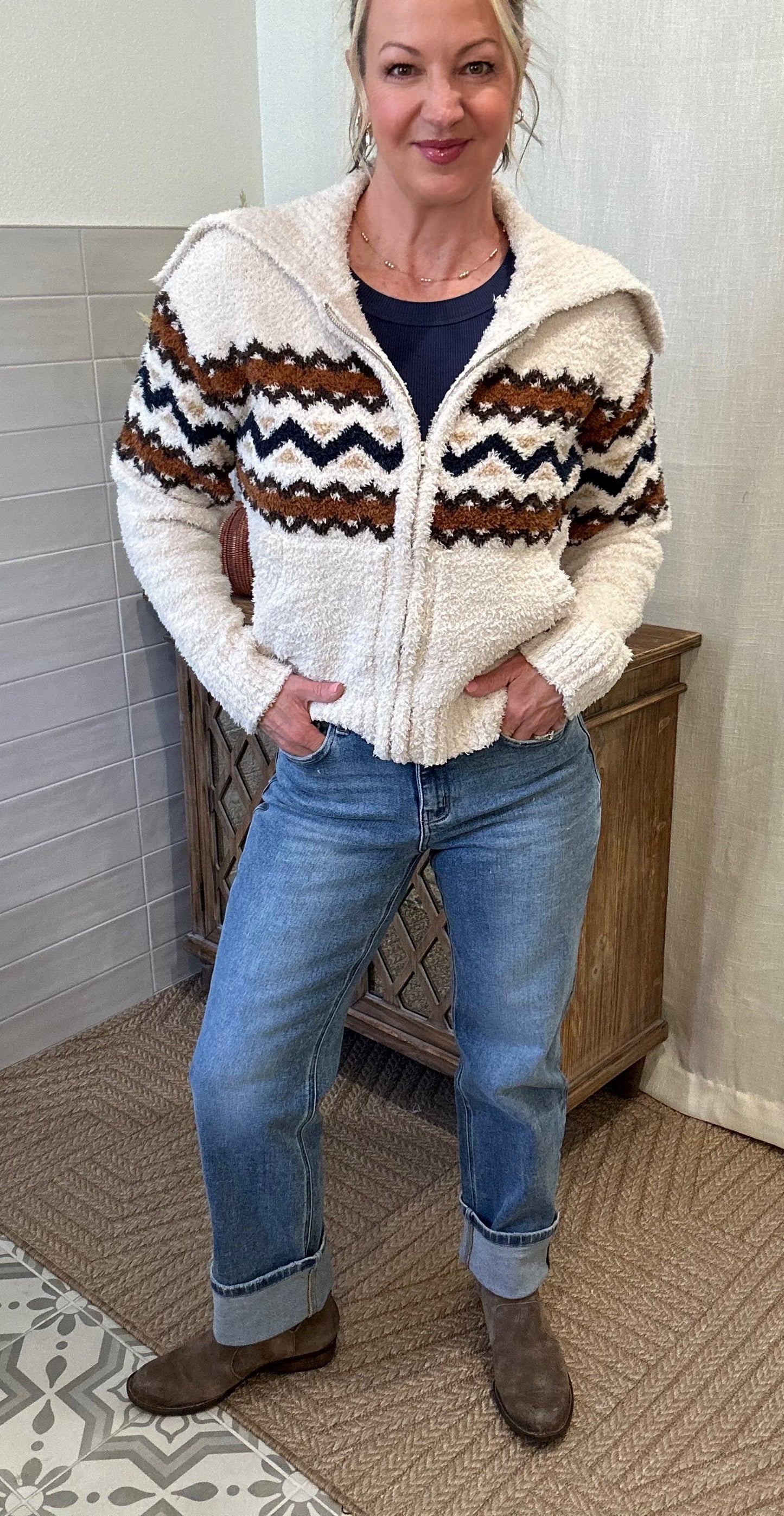 Eminent High Rise Straight Jeans