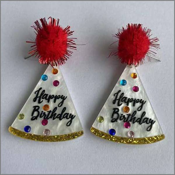 Happy Birthday Earrings