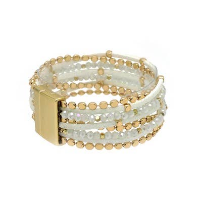 Lenny Gold White bracelet