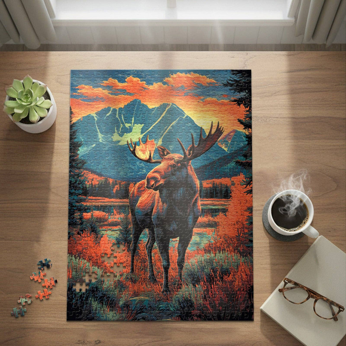 Mountain Moose Puzzle - 500 Piece