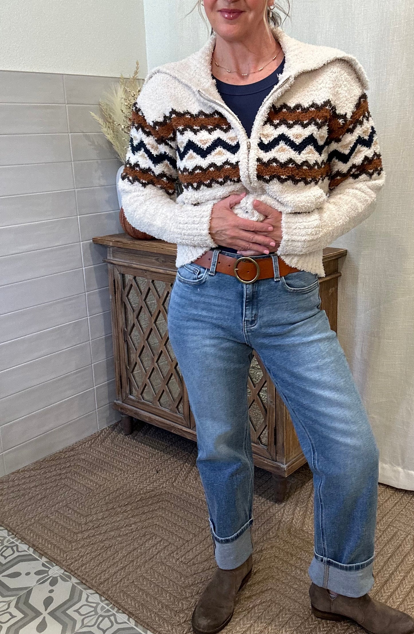 Eminent High Rise Straight Jeans