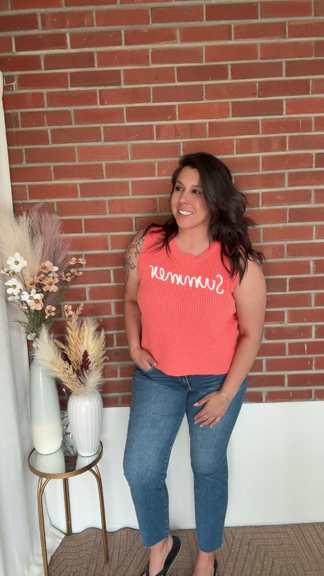 Summer Sweater Tank Top