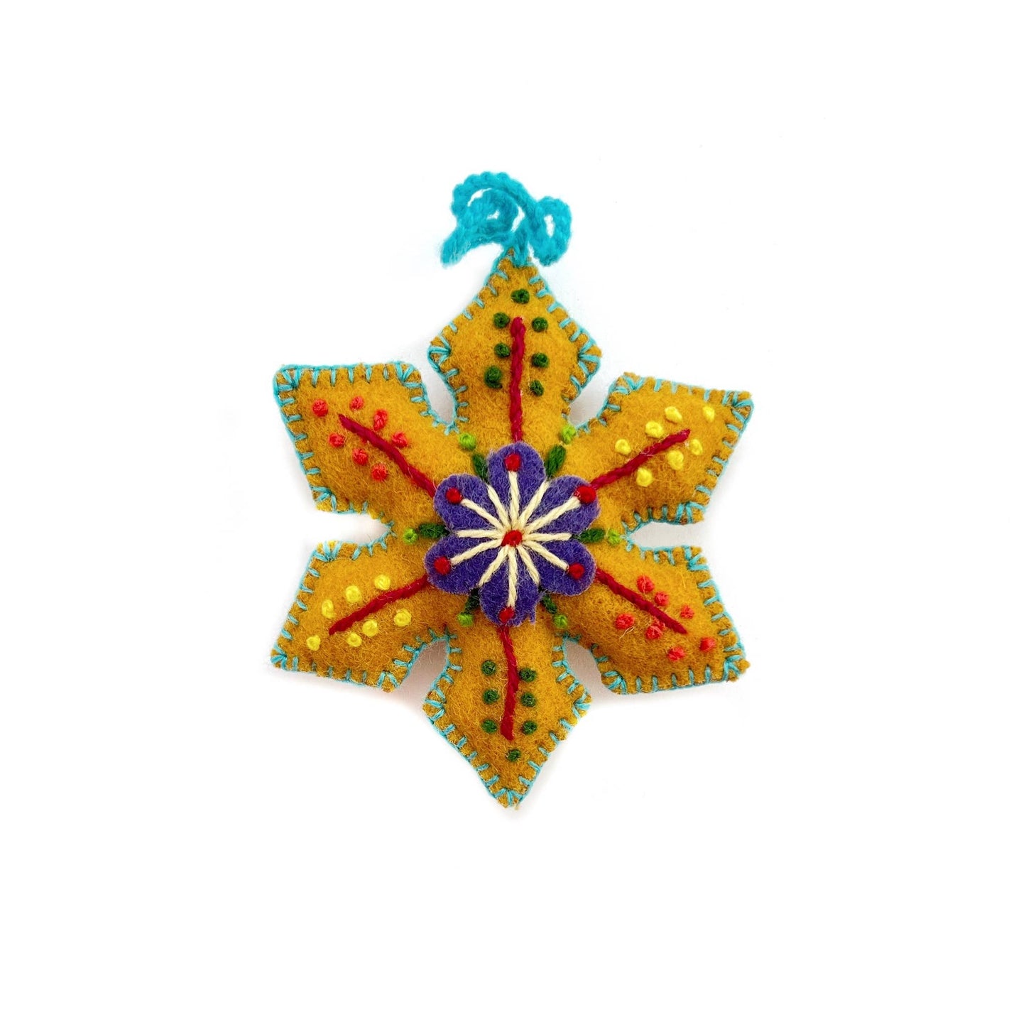 Snowflake Embroidered Ornaments - Ornaments 4 Orphans