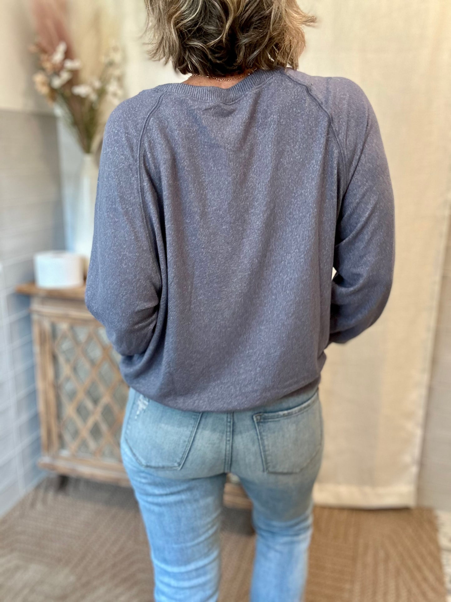 Soft Long Sleeve Shirt - Denim