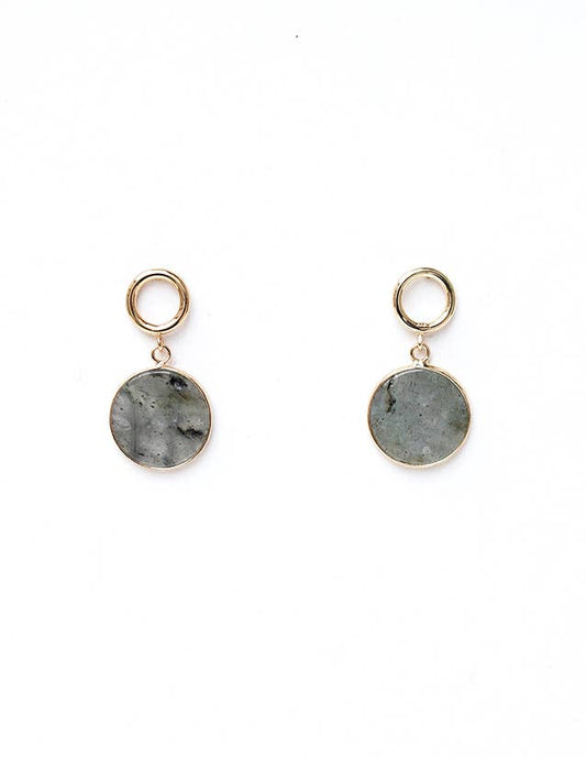 Tin Labradorite Earrings