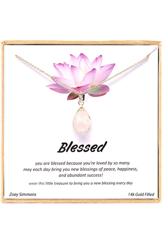 Blessed' Boxed Charm Necklace - GF