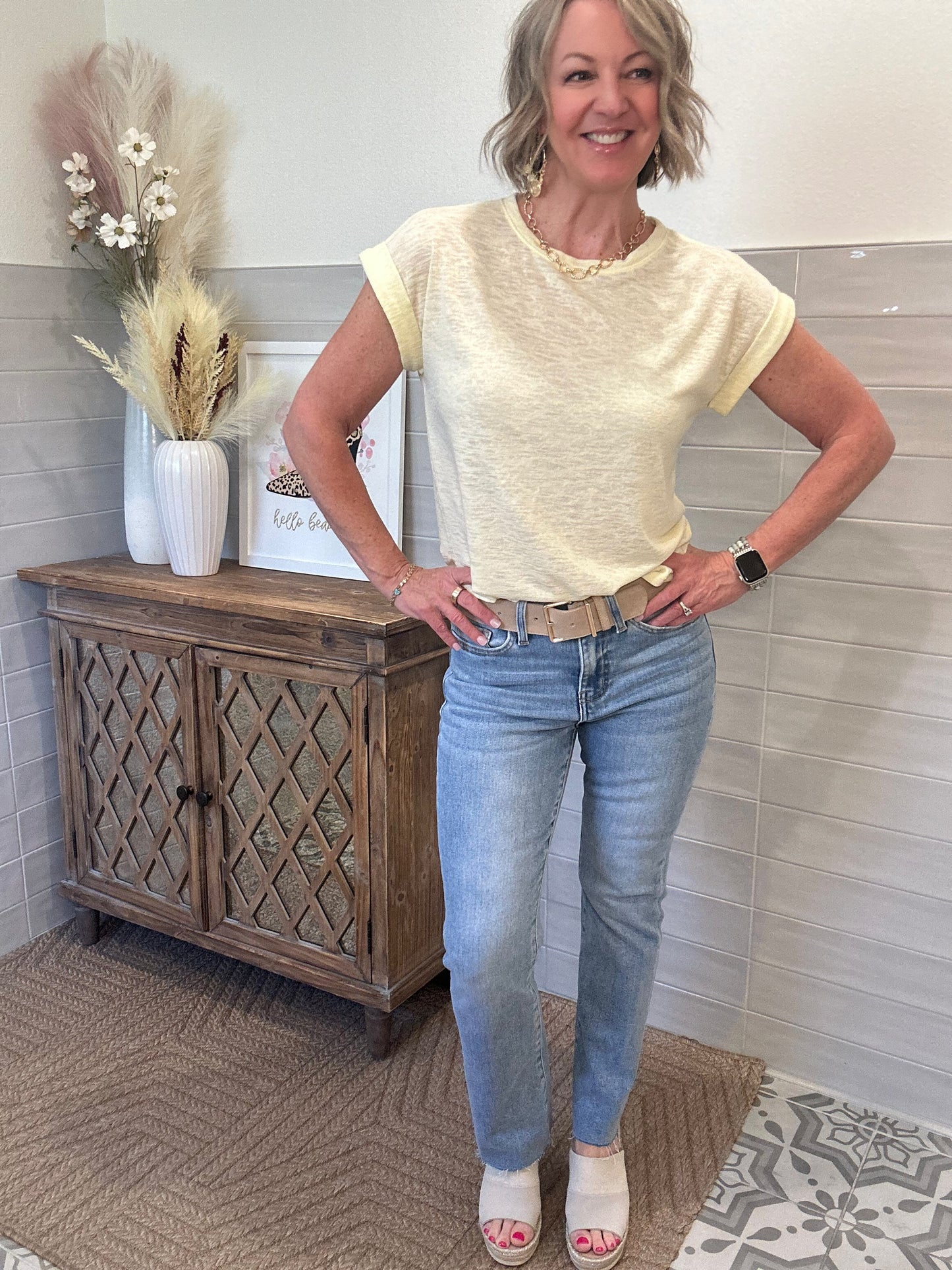 High Rise Kick Flare Jeans