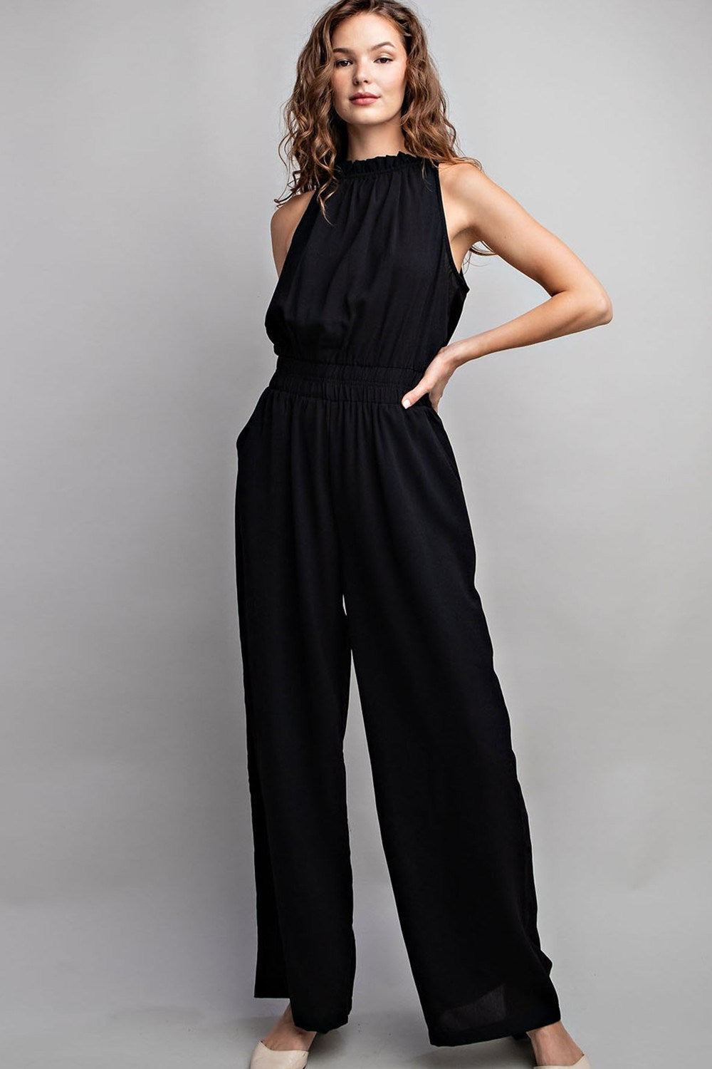 Halter Jumpsuit - Large