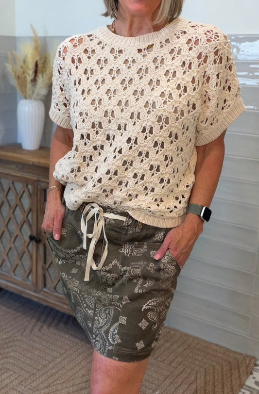 Vintage Army Skirt