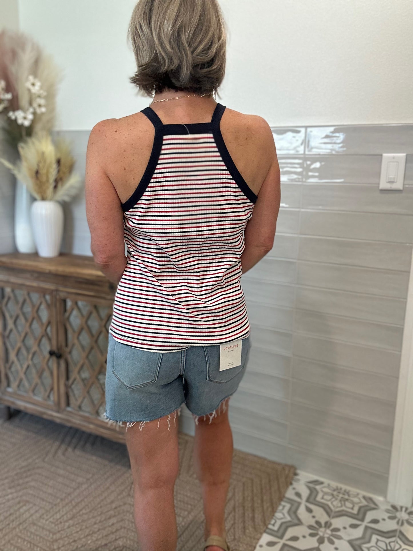 Multi Striped Tank Top