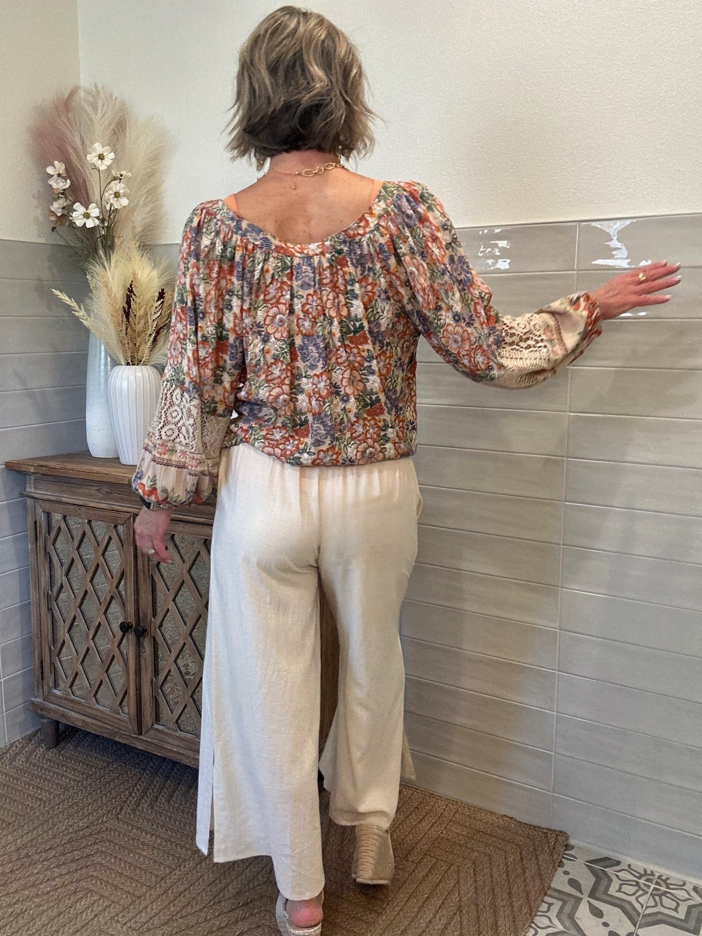 Sand Crochet Blouse