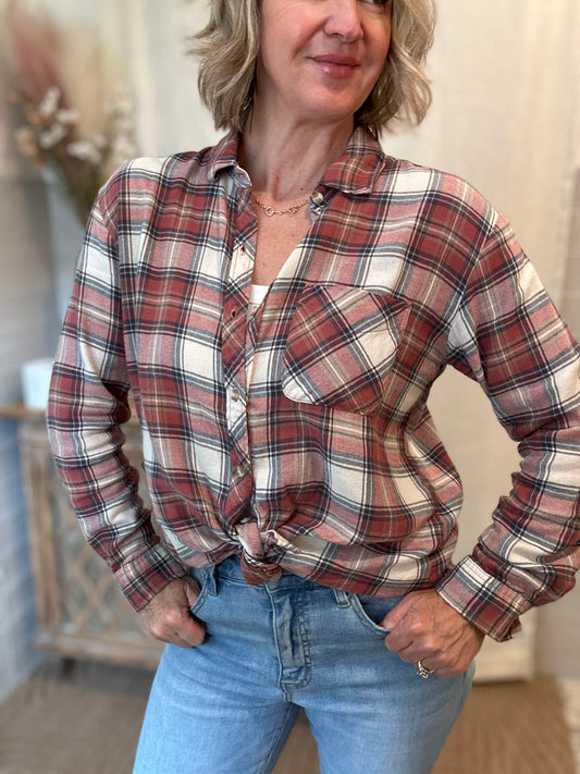 Classic Soft Plaid Shirt